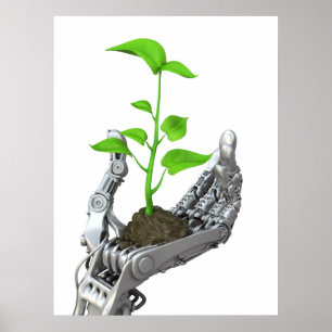 Hi-Tech und Ökologie Poster