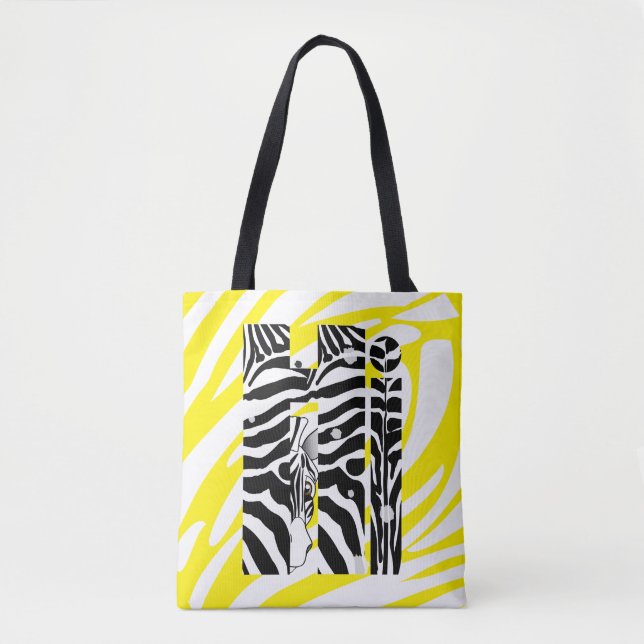 "Hi" Zebra Black/White Stripes YELLOW SOMMER 2025 (Vorderseite)
