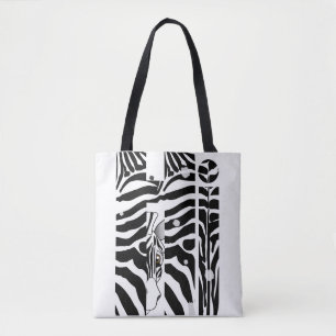 "Hi" Zebra Schwarz/Weiß Streifen Abstrakt trendy