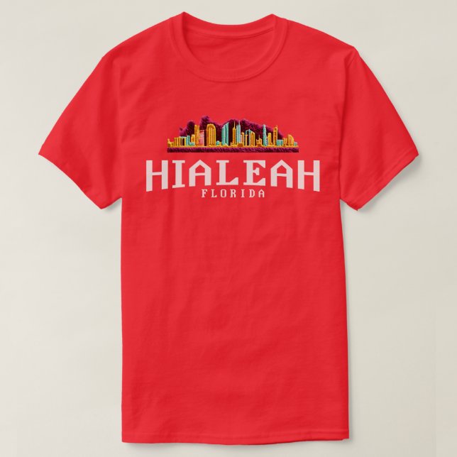 Hialeah Florida T-Shirt (Design vorne)