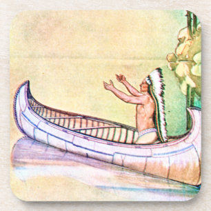 Hiawatha Magic Canoe Getränkeuntersetzer