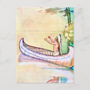 Hiawatha Magic Canoe Postkarte
