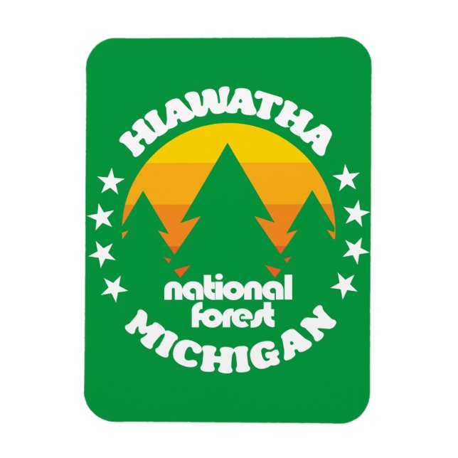 Hiawatha National Forest Magnet (Vertikal)