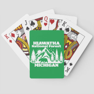 Hiawatha National Forest Michigan Spielkarten