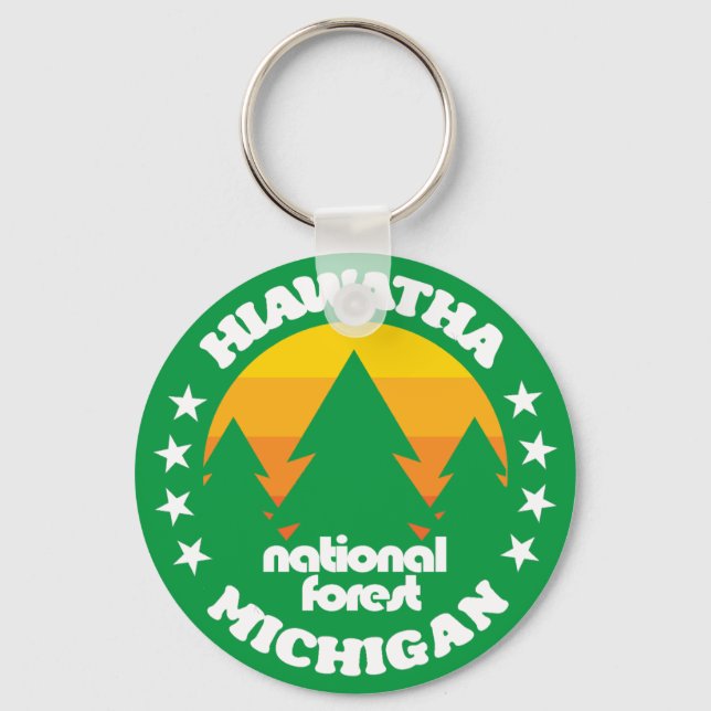 Hiawatha National Forest Schlüsselanhänger (Vorderseite)