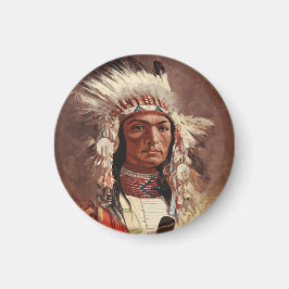 Hiawatha Native Amerikanische Ureinwohner Chief Po Magnet