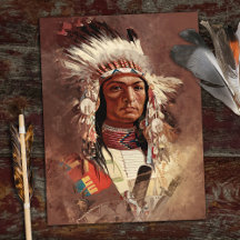 Hiawatha Native Amerikanische Ureinwohner Chief Po