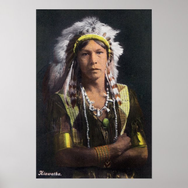 Hiawatha Portrait Poster (Vorne)