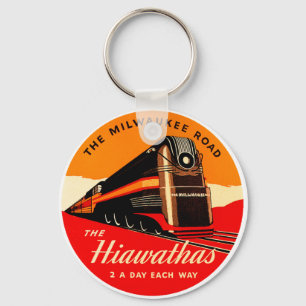 Hiawathas Zug Schlüsselanhänger