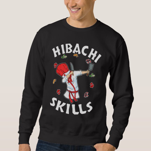 Hibachi Connoisseur Hibachi Koch Sweatshirt (Vorderseite)