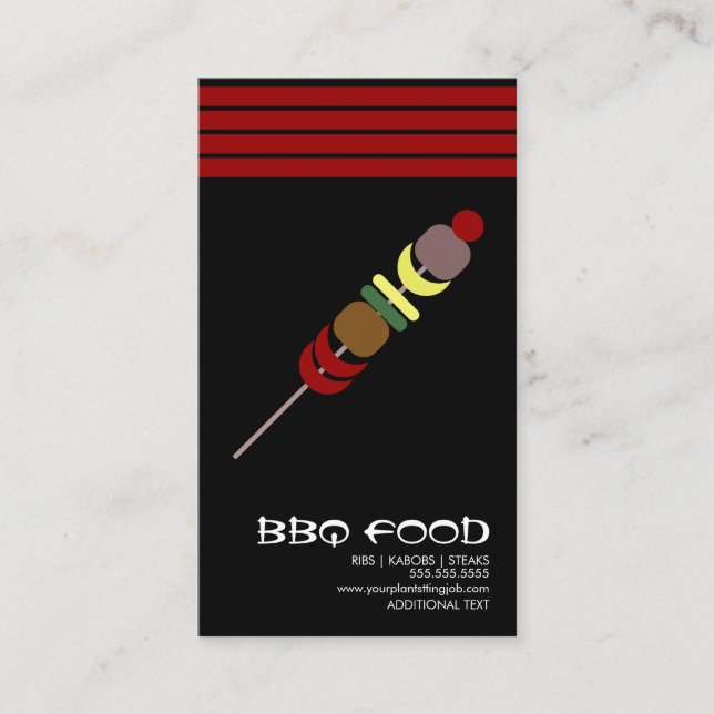 Hibachi GRILLEN Barbecue Food Truck Logo Business  Visitenkarte