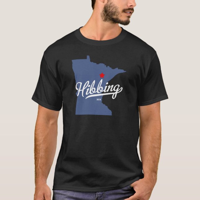 Hibbing Minnesota Mangan-Shirt T-Shirt (Vorderseite)