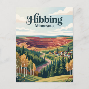 Hibbing, Minnesota Postkarte
