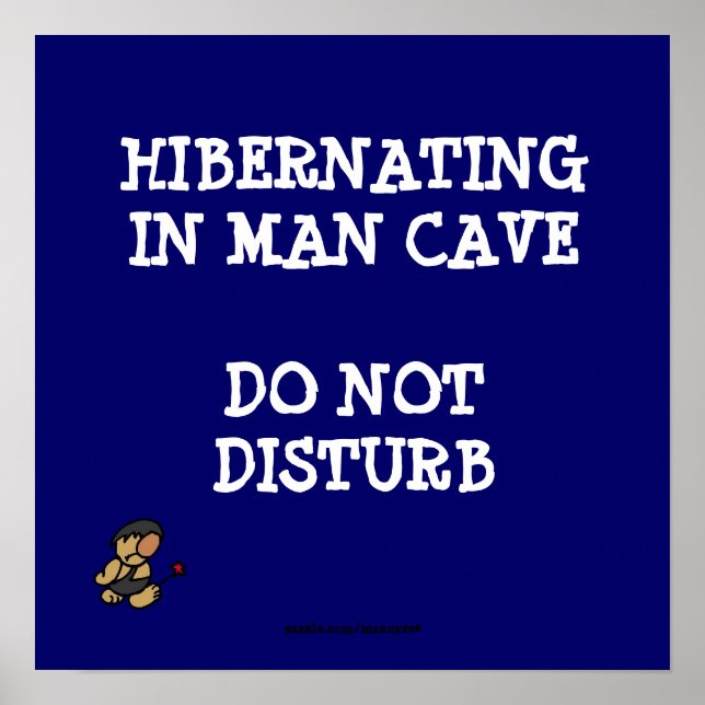 Hibernating Man Höhle Poster (Vorne)
