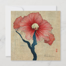 Hibiscus Flower Painting Einladung