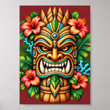 Hibiscus-Kronen-Tiki-Wächter