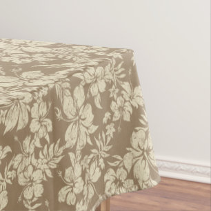 Hibiscus Pareau Distressed Hawaiian Tischdecke