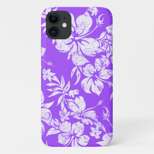 Hibiscus Pareau Hawaiianische Blüten Violett Case-Mate iPhone Hülle