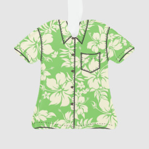 Hibiscus Pareau Hawaiianisches Blumen Aloha-Shirt Ornament