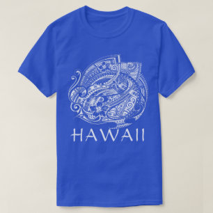 HIBISICUS POLYNESIAN TRIBAL HAWAII Was T-Shirt