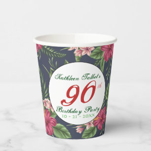 Hibisken 90. Geburtstagsparty Paper Cup Pappbecher