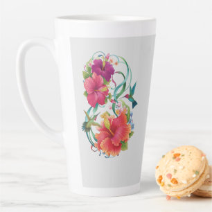 Hibisken Blume Art Design Tasse