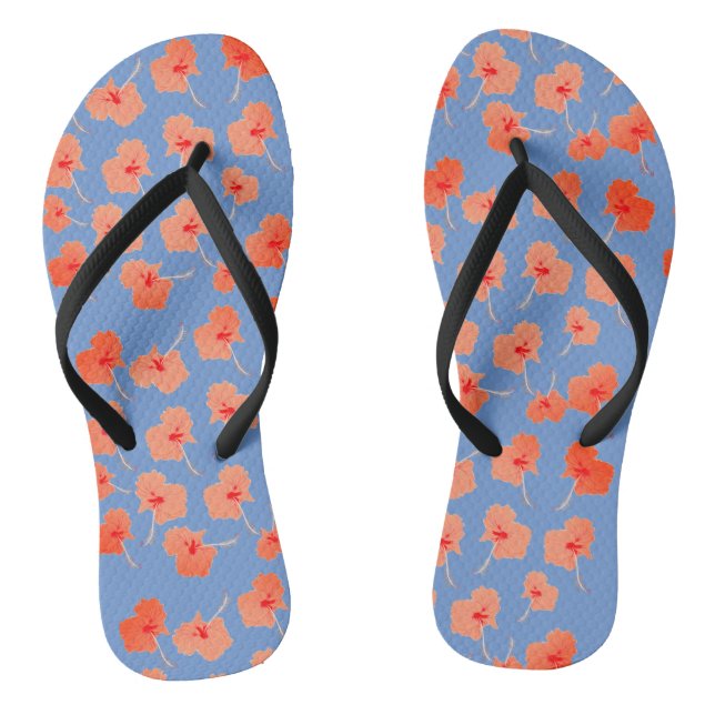 Hibisken-Blume Flip Flops (Fußbett)