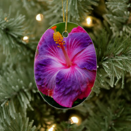 Hibisken Blume Keramik Ornament