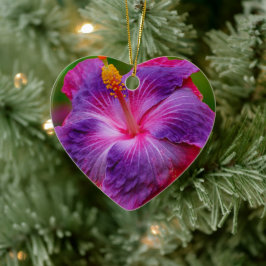 Hibisken Blume Keramik Ornament