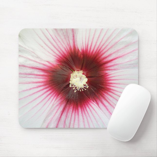 Hibisken Blume Makro Mousepad (Mit Mouse)
