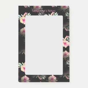 Hibisken Blume Personalisiert Post-it Klebezettel