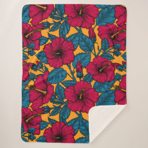 Hibisken-Blume Sherpadecke