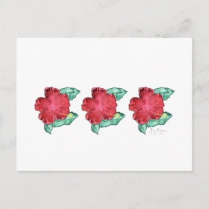 Hibisken Postkarte