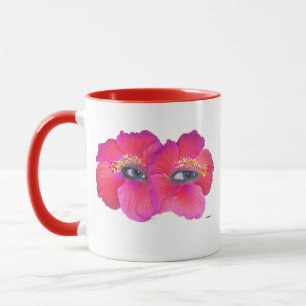 Hibiskus Augen - Rosa Tasse