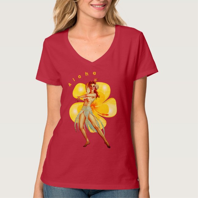 Hibiskus Beauty T-Shirt (Vorderseite)
