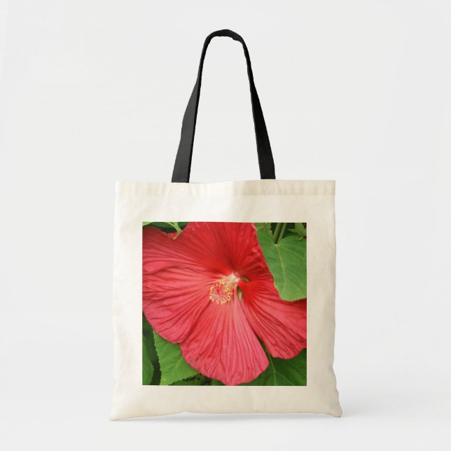 Hibiskus Blume Bright Magenta Tragetasche (Vorne)