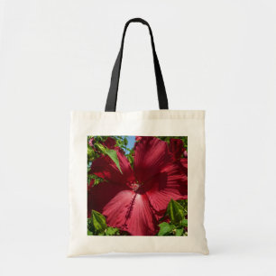 Hibiskus Blume und Blue Sky Tragetasche