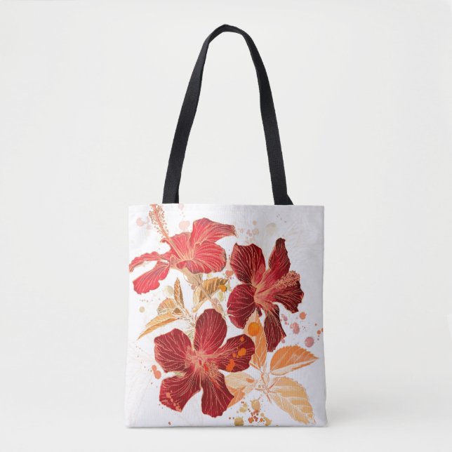 Hibiskus-Blume - Watercolorfarbe 2 (Vorderseite)