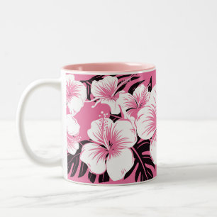 Hibiskus Blume Zwei-Tonen-Tasse Zweifarbige Tasse