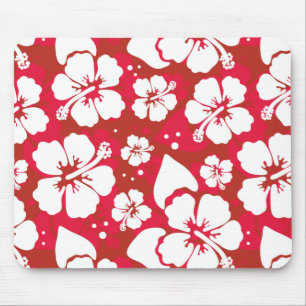 Hibiskus-Blumen-Muster Mousepad
