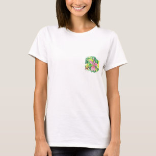 Hibiskus-Blumen-T - Shirt