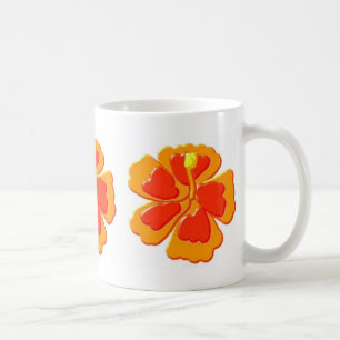 Hibiskus-Blumen Tasse