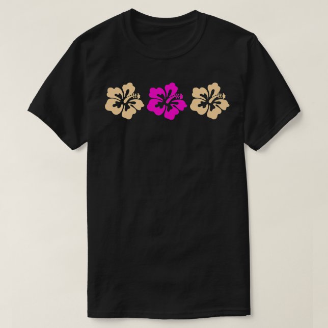 Hibiskus Blumen TShirt (Design vorne)