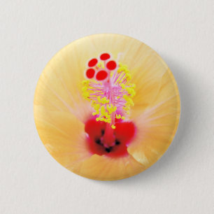 Hibiskus-Blumenfotografie Button