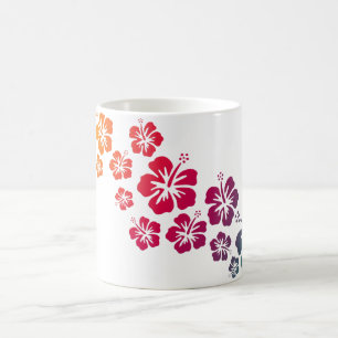 Hibiskus Blüten gefärbt Tasse