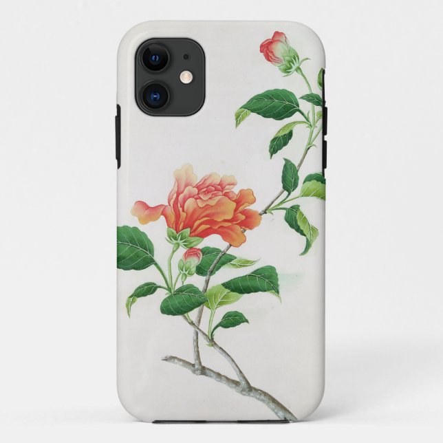 Hibiskus Case-Mate iPhone Hülle (Rückseite)