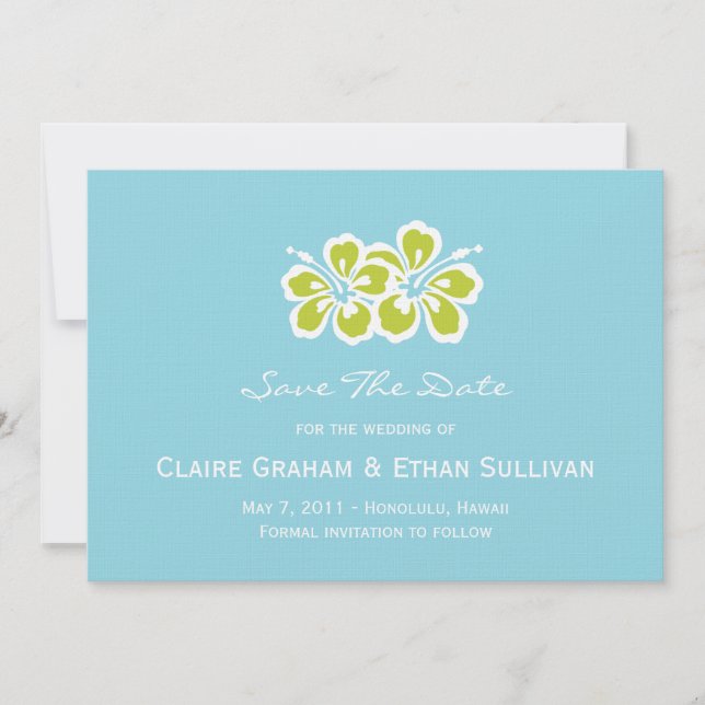 Hibiskus Delight Ankündigung Datum freihalten (Vorderseite)