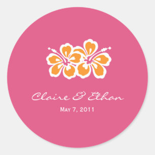 Hibiskus Delight Gefallen Stickers - Azalea -