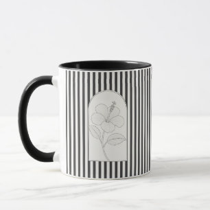 Hibiskus Elegante Blume Botanisch Tasse