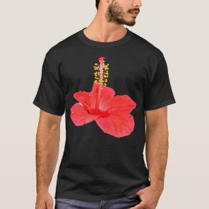 Hibiskus Exotische Tropische Blume ausschalten T-Shirt